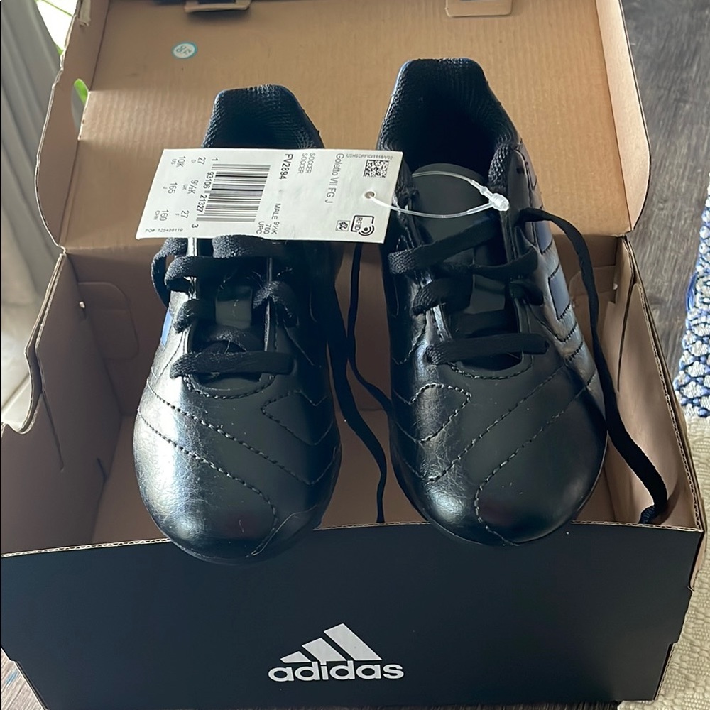 Adidas Black Soccer Cleats